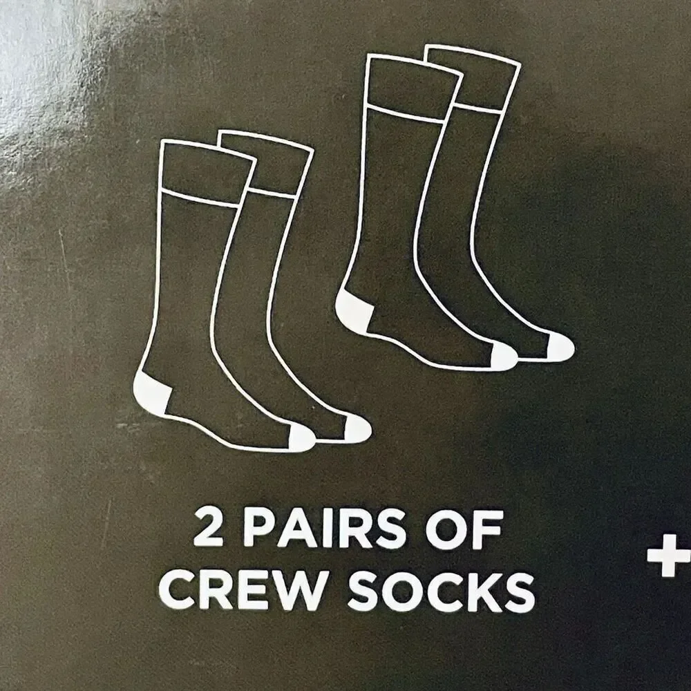 NWT 3 Pc FUNKY SOCKS Men's XL Boxed Gift Set 2 Beer Socks Sz 6-12 & Boxer Briefs